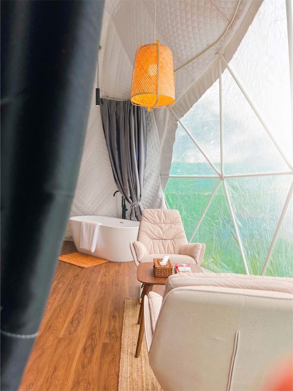 Your private dome interior
